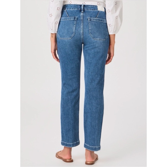 PAIGE Mayslie Straight Leg Ankle Pants Size 28 - Picture 4 of 11